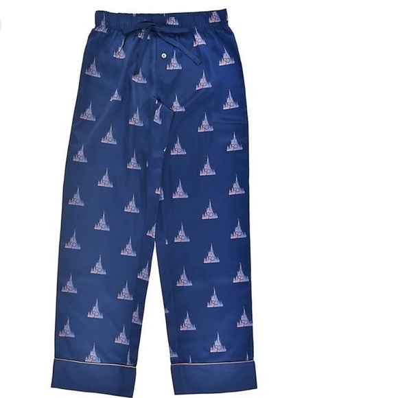 Walt Disney World 50th Celebration Satin PJ Pajama Set Castle Collection size 2X - Picture 5 of 9